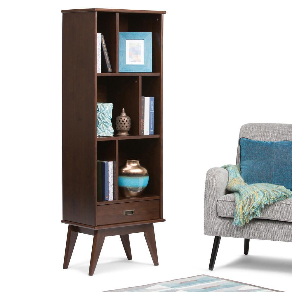 Simpli Home Draper Storage Bookcase
