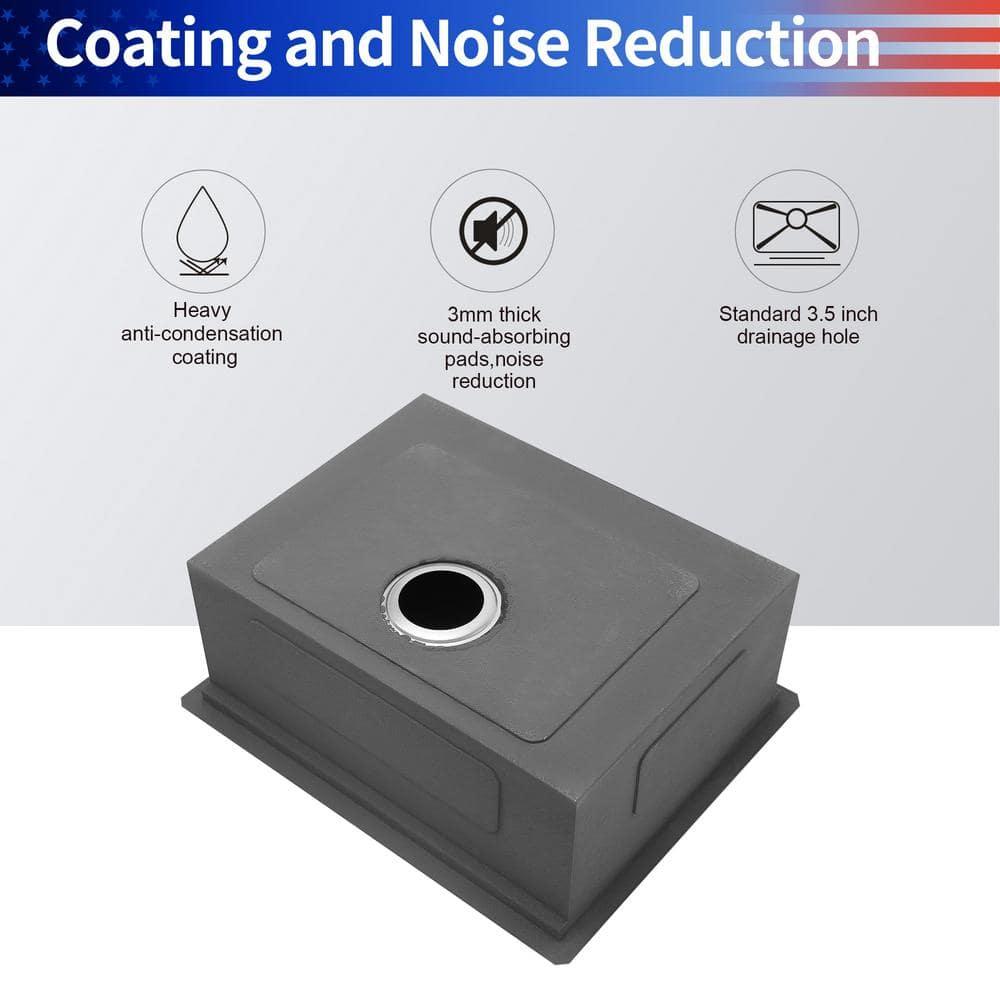 23'' L Undermount Single Bowl Stainless Steel Kitchen Sink