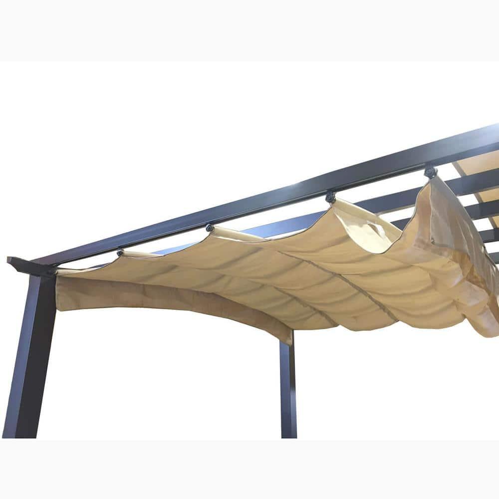 Garden Winds Replacement Canopy Top Cover for the Arched Pergola - Nutmeg