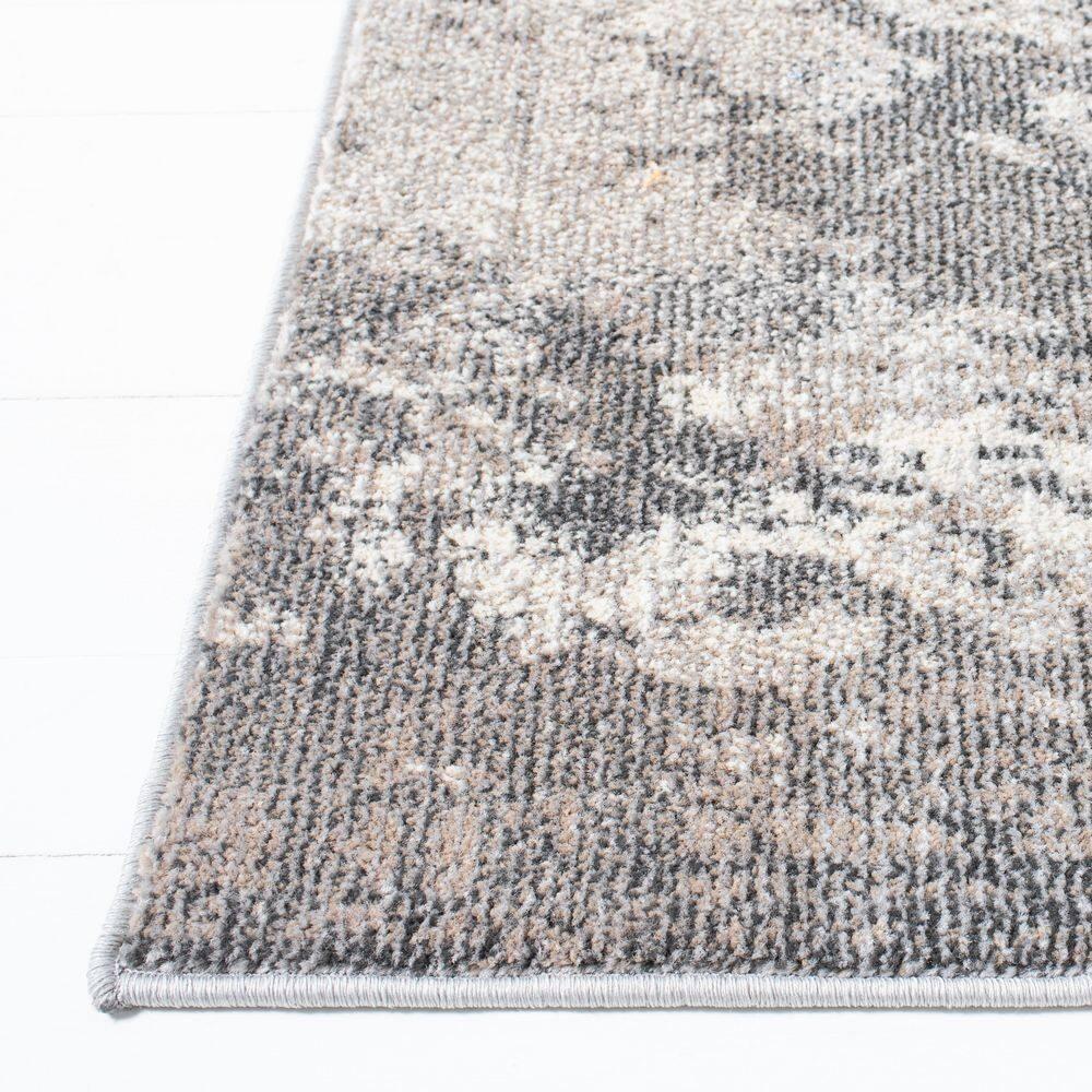 Madison MAD425 Power Loomed Indoor Area Rug - Grey/Beige - 4'x6' - Safavieh