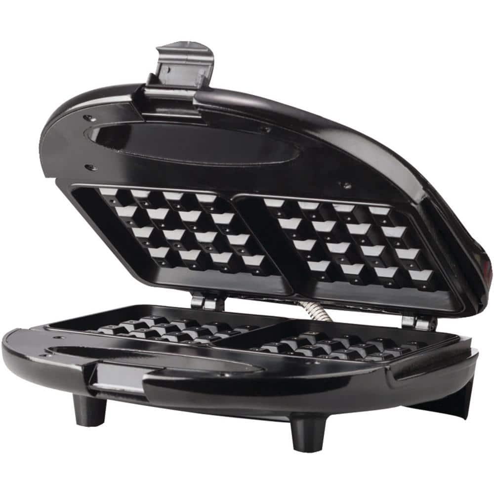 Brentwood Nonstick Dual Waffle Maker (Black), TS-243