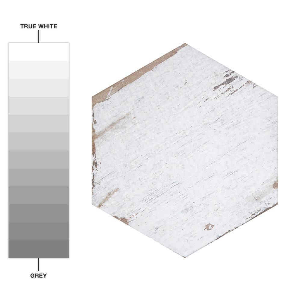 Retro 7" x 8" Porcelain Wood Look Wall & Floor Tile