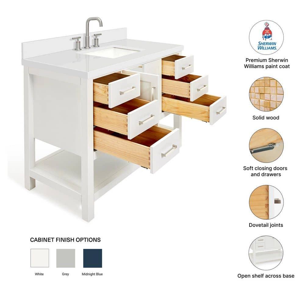 Magnolia Bath Vanity Rectangular Basin S049SWQ
