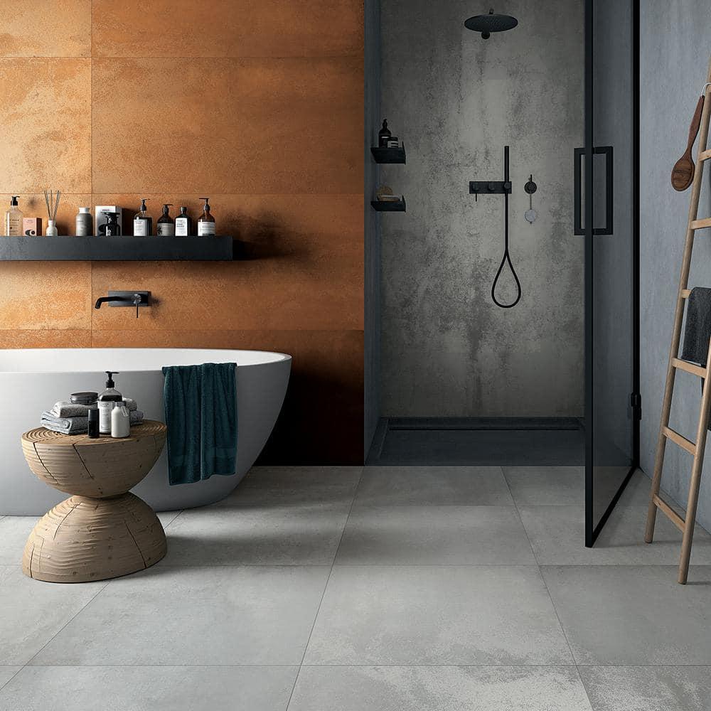 Bond Tile Fuse 12" x 24" Porcelain Metallic Look Wall & Floor Tile (13.56 sq. ft./ box)