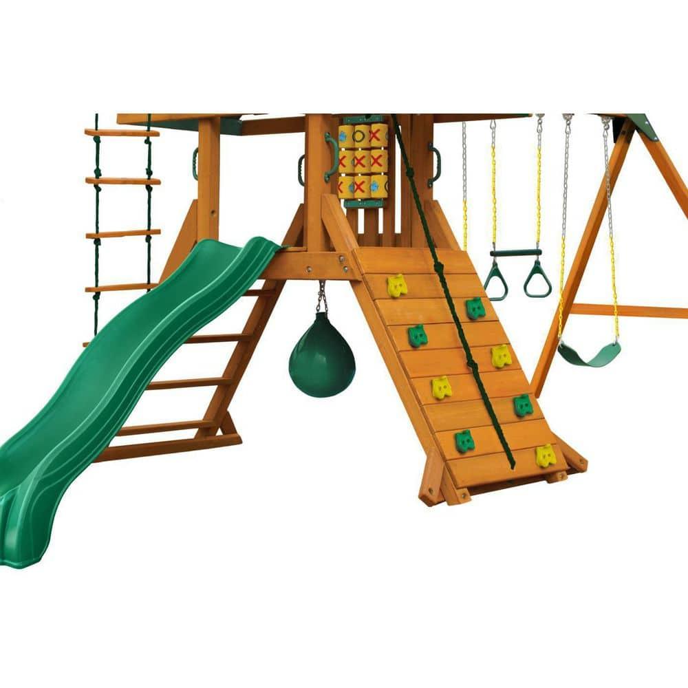 Gorilla Playsets Buoy Ball with Green Chain and Spring Clips - Green