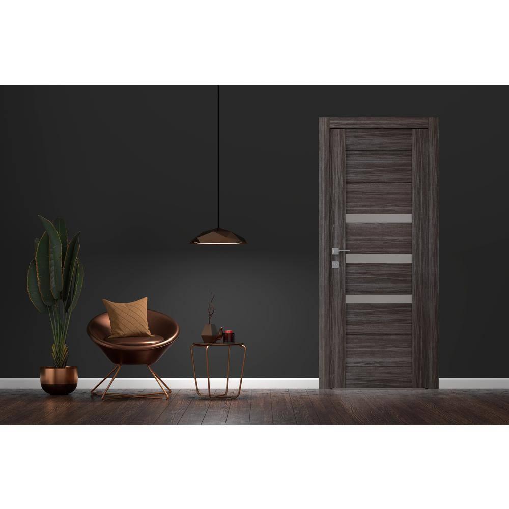 Belldinni Dora DIY-FRIENDLY Paneled Prefinished Wood and Glass Composite Single Prehung Door | Wayfair