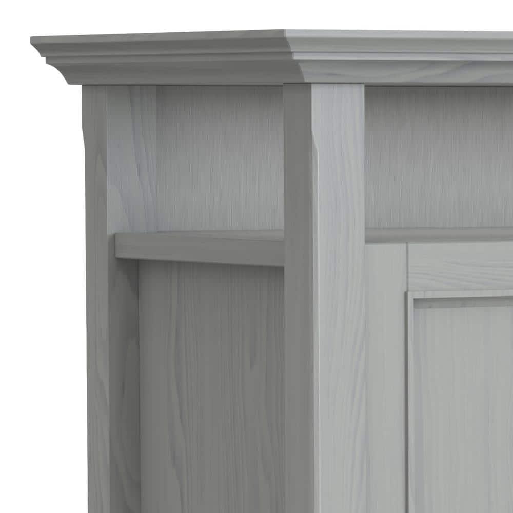 Simpli Home Amherst SOLID WOOD TV Media Stand  For TVs up to 60 inches