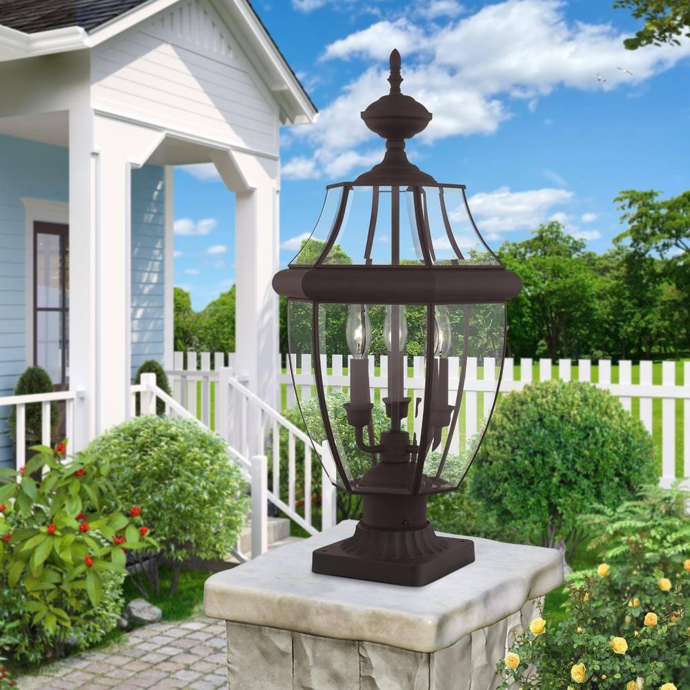 Livex Lighting Monterey 3 - Light Lantern in  Bronze
