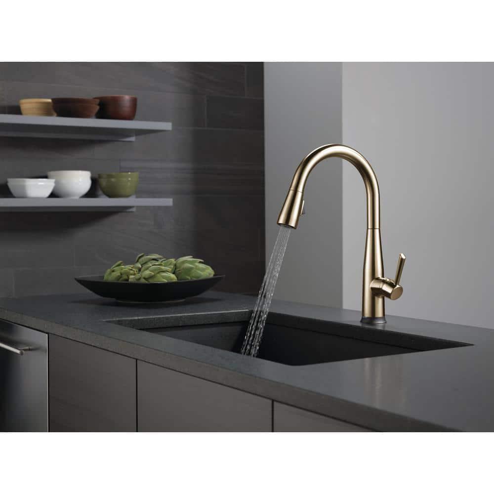 Essa Pull Down Single Handle Kitchen Faucet with MagnaTite Docking and Touch2O Technology
