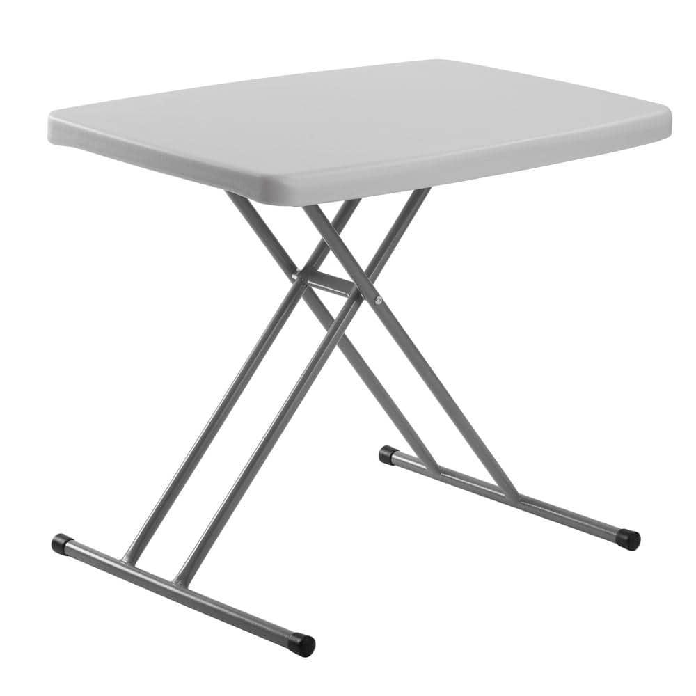 National Public Seating Basics by NPS 20 x 30 Height Adjustable Personal Folding Table