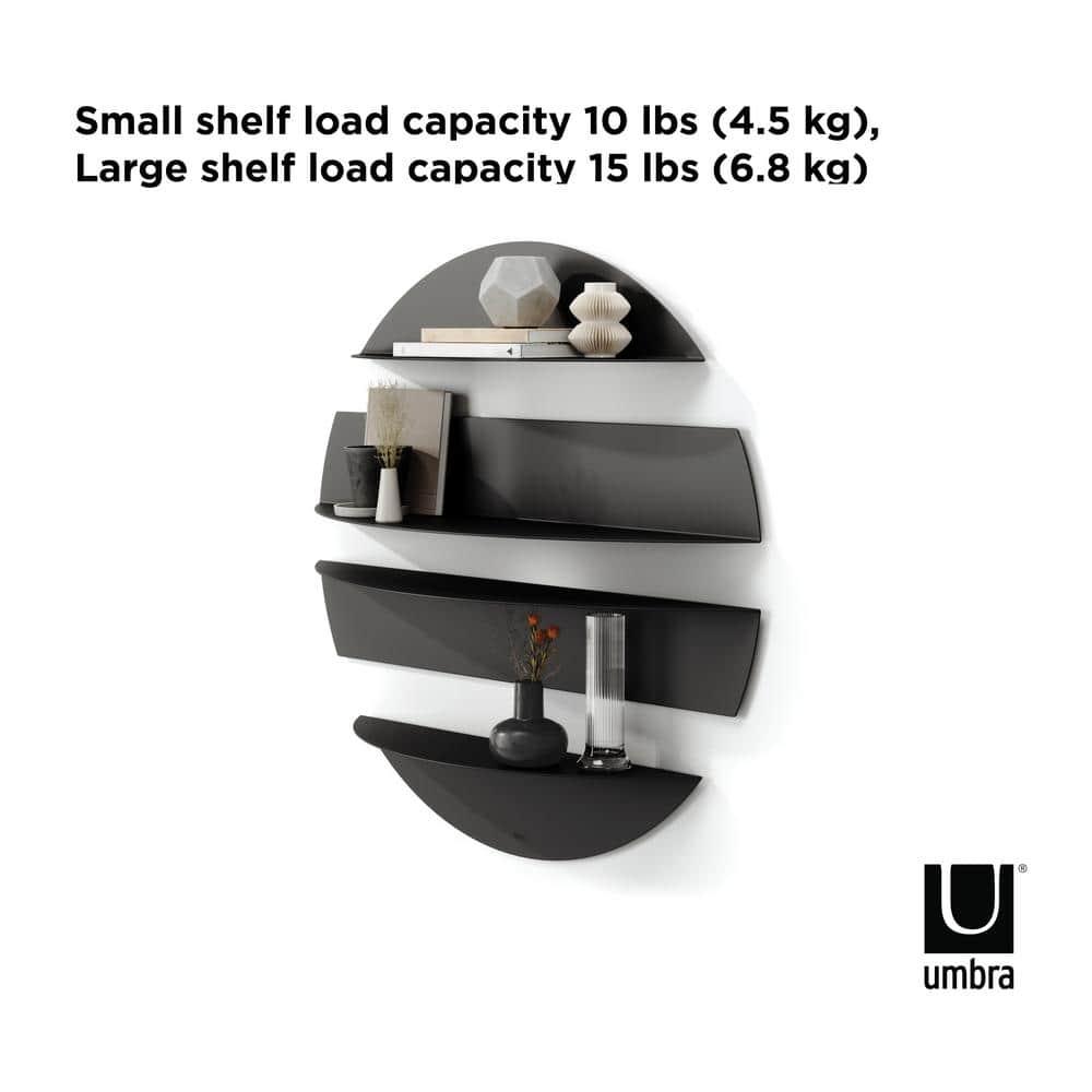 Umbra 4 Piece Circle Metal Floating Shelf