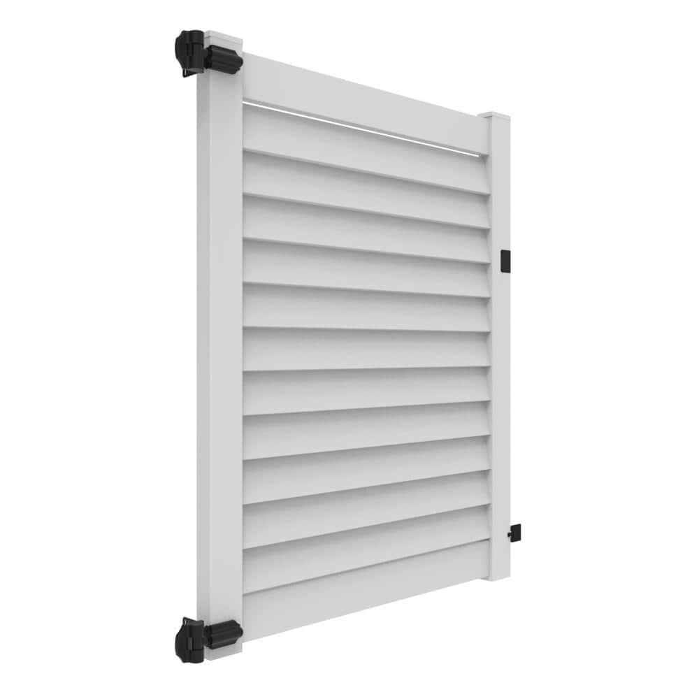 Barrette Outdoor Living Louvered Vinyl Gate