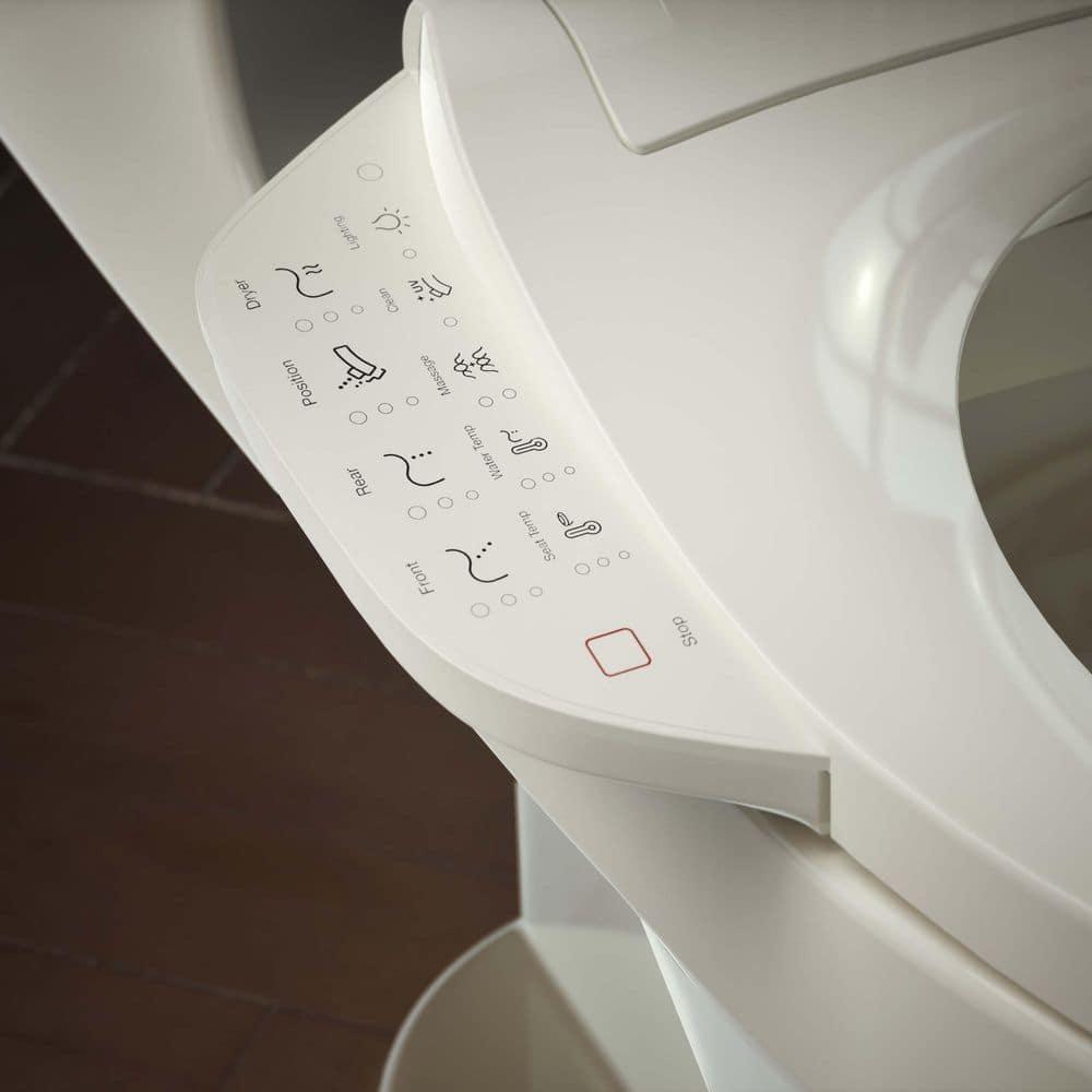 Purewash E725 Elongated Bidet Toilet Seat With Remote Control