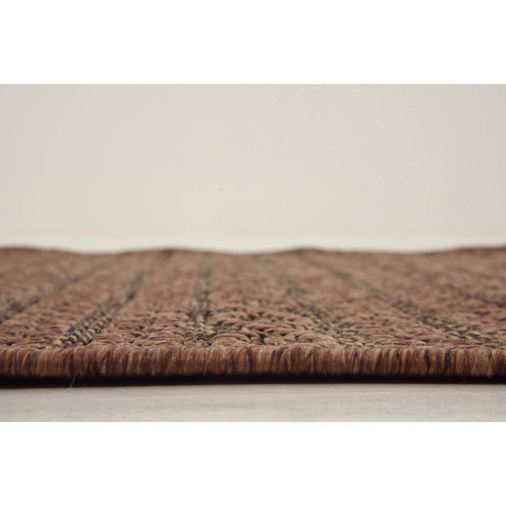 Unique Loom Outdoor Modern Collection Area Rug - Links (3' 3" x 5' 1" Rectangle Brown/Black)
