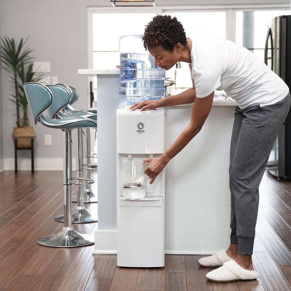 Primo Water Dispenser: Freestanding Electric, Hot & Cold, 135.26 Volume, Energy Star Certified, 1-Year Warranty