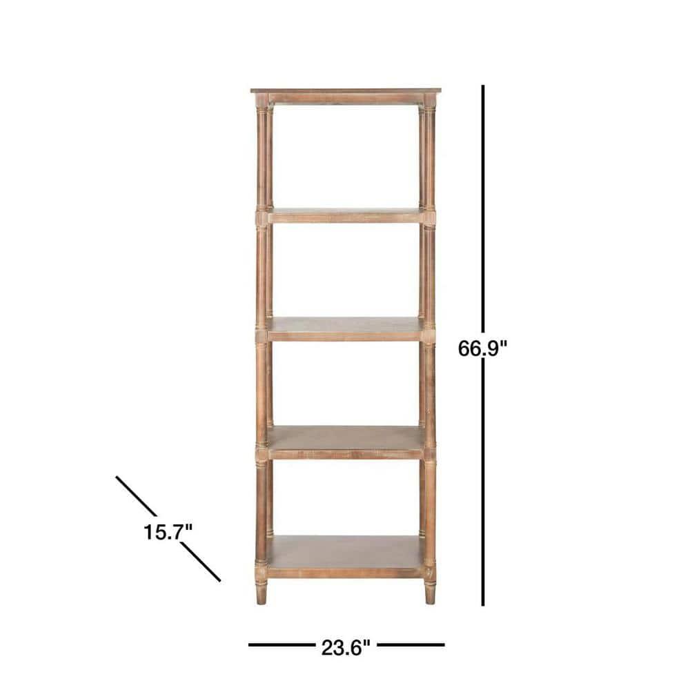 Odessa Bookcase - AMH5721 - Sepia - Safavieh Couture