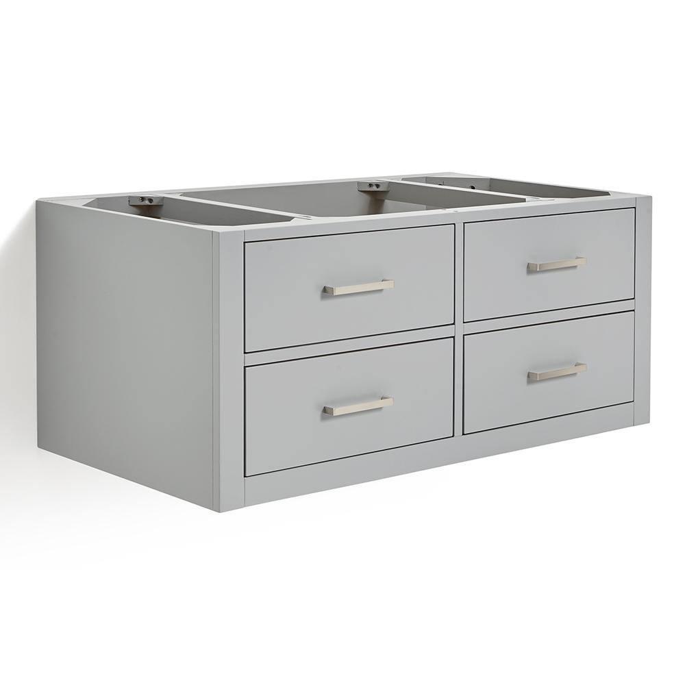 Ariel W042s-Bc Hutton 42" Single Wall Mounted Vanity Cabinet Only - Grey