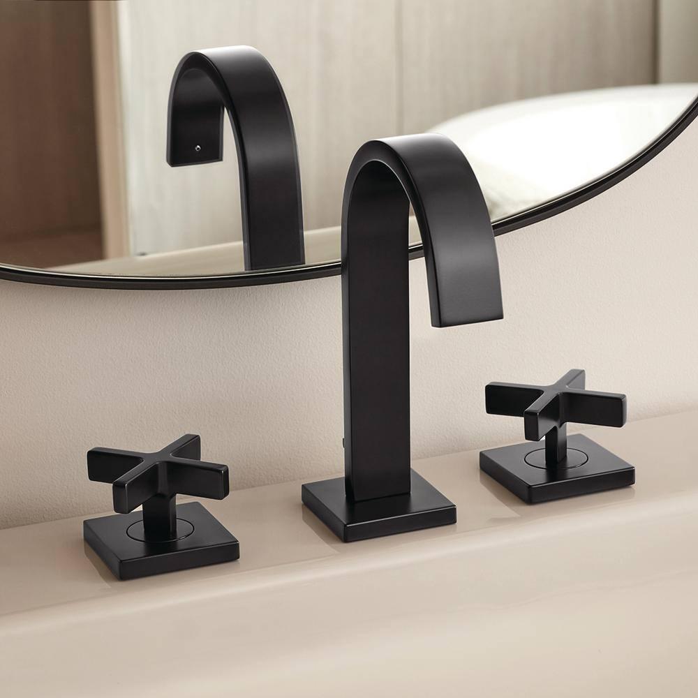 Speakman CD521MB Lura Widespread Bathroom Faucet with Drain Assembly