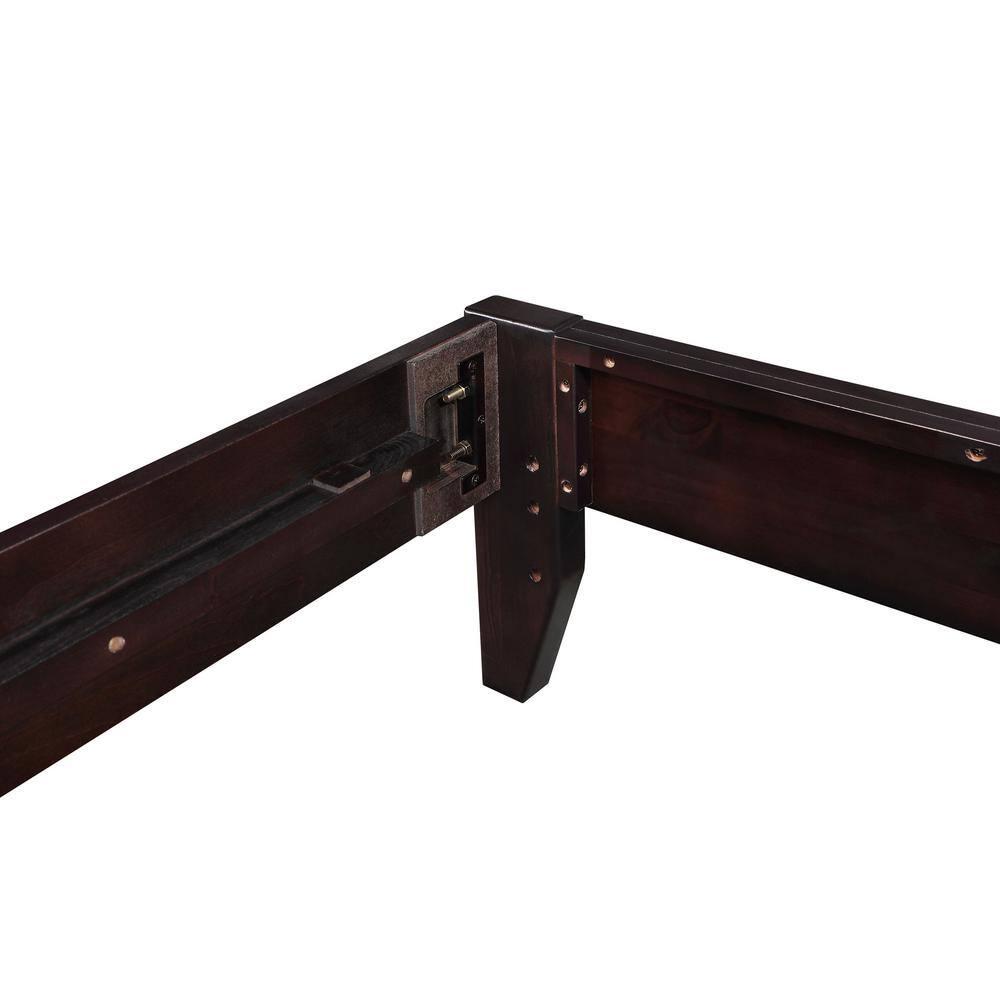 Platform Bed, Eastern King Bed, Cappuccino