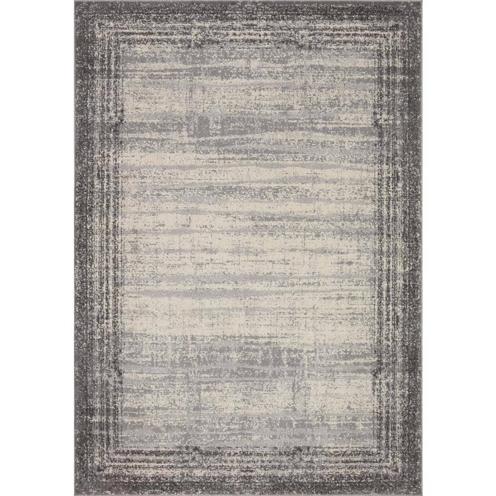 AUS-02 Pebble, Charcoal 11-2" x 15 Size Rug