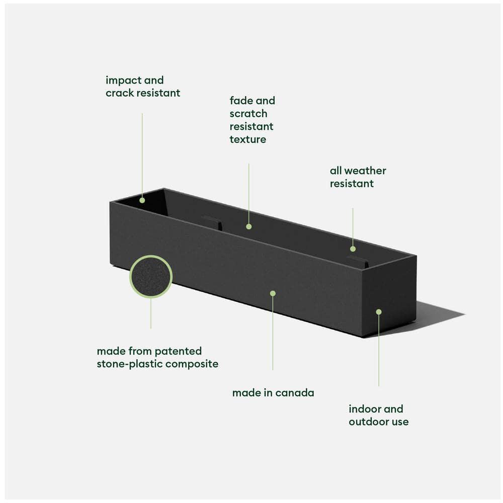 Geo Series Plastic Planter Box