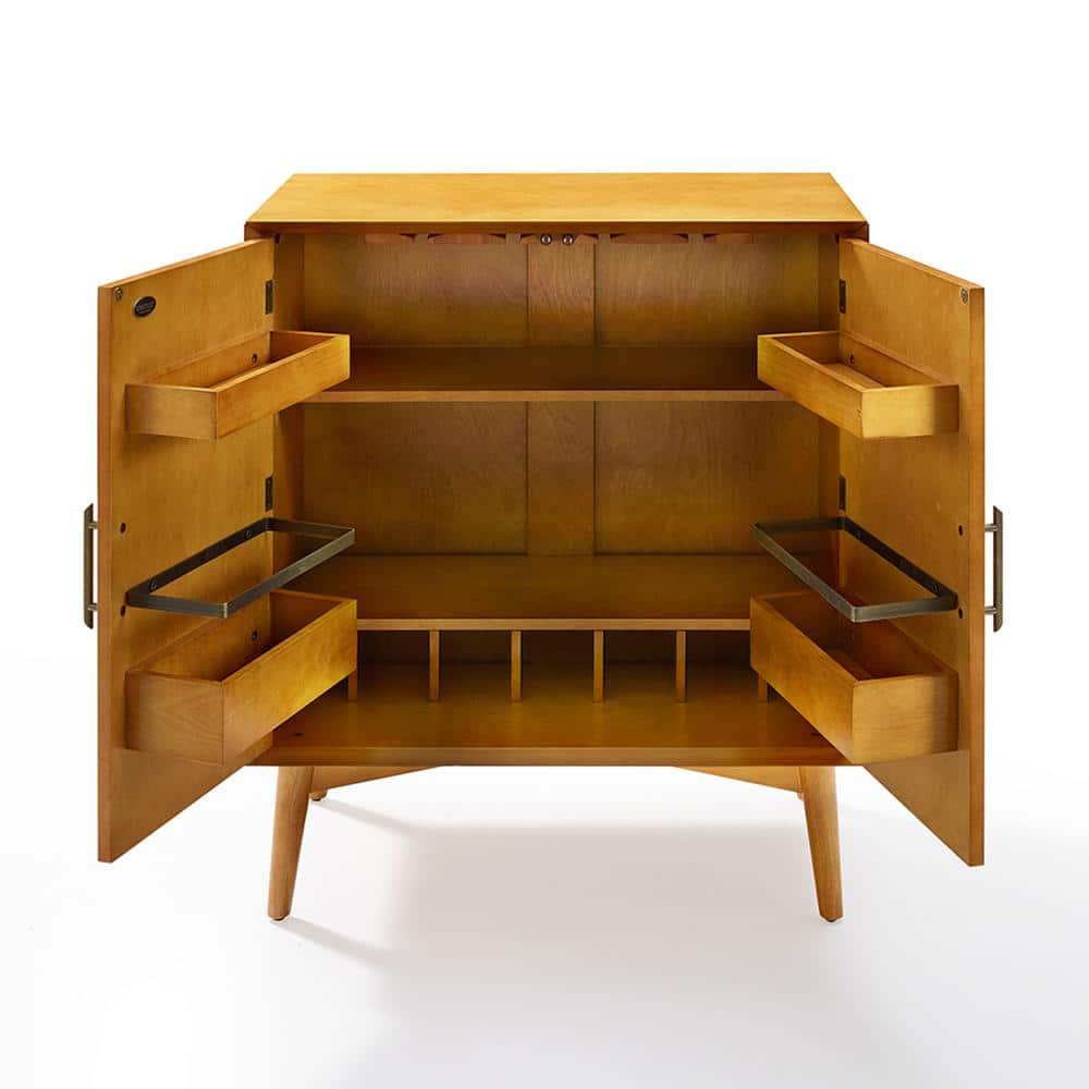 Landon Bar Cabinet Brown - Crosley