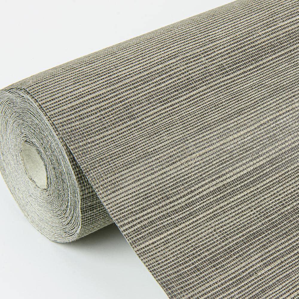 Caihon Dark Green Sisal Grasscloth Wallpaper Roll