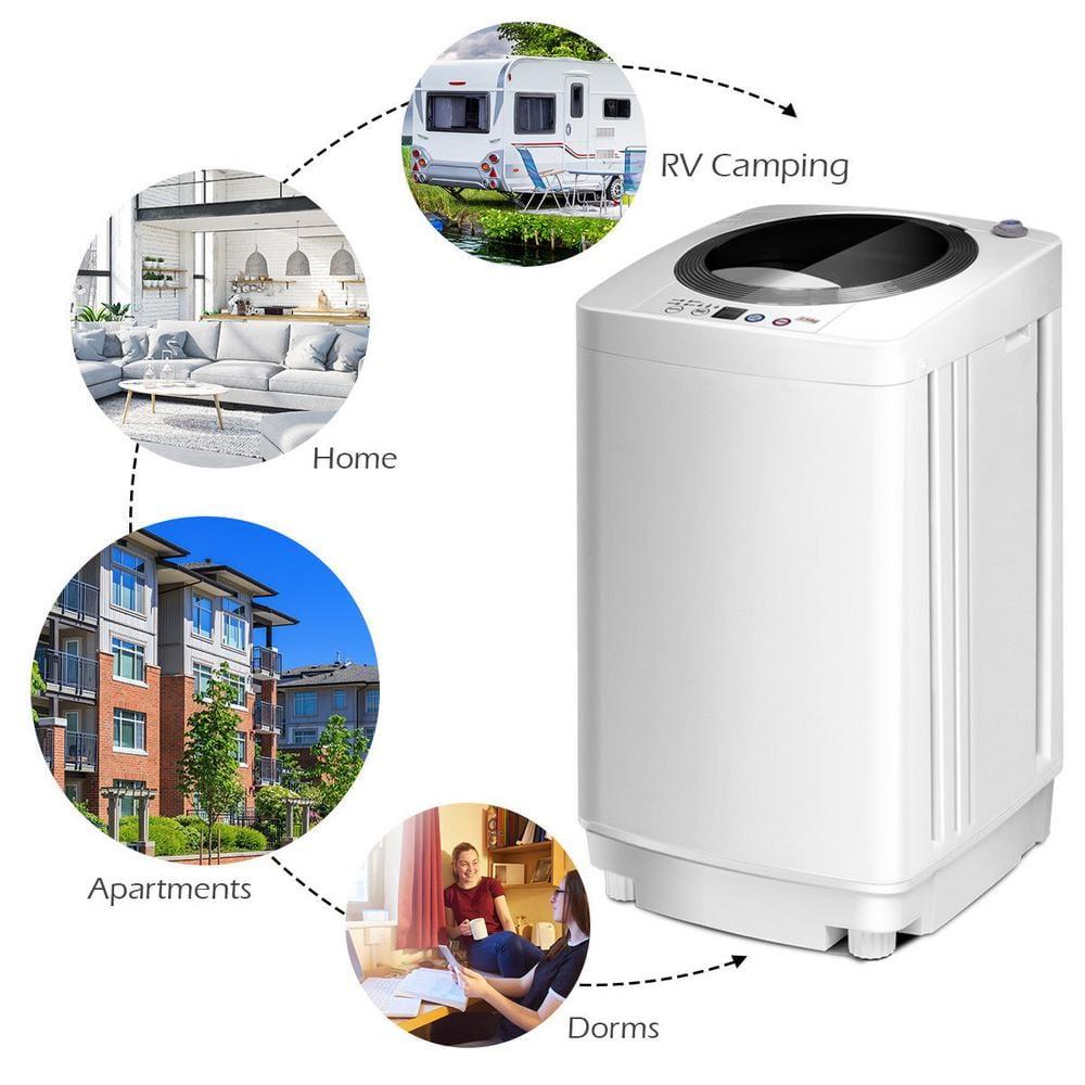 Costway Costway 0.79 cu. ft. High Efficiency Portable Washer in White