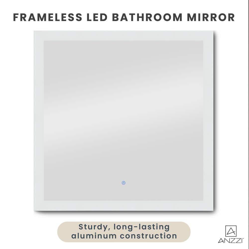 ANZZI Neptune Flat LED Wall Mirror