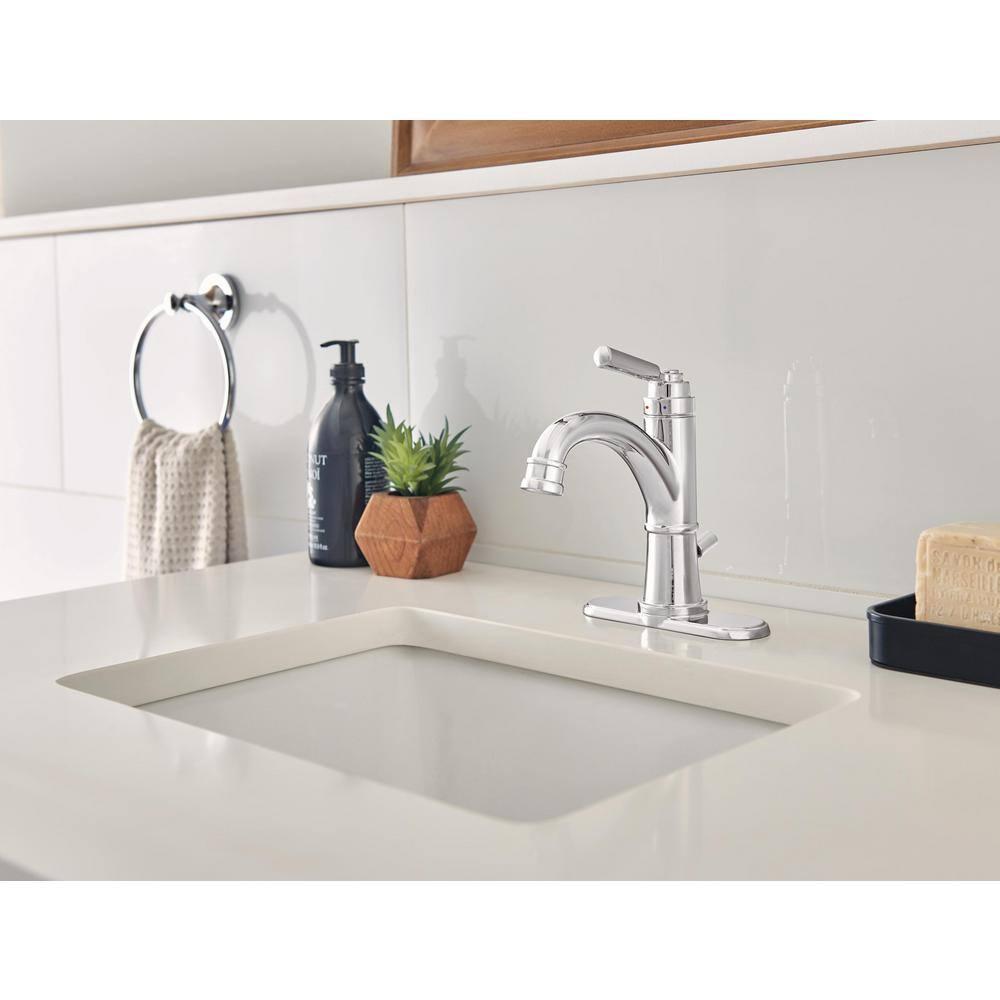 Westchester Single-Hole Bathroom Faucet with Drain Assembly