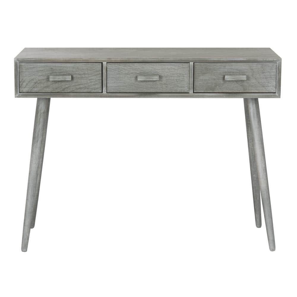 Albus 3 Drawer Console Table - CNS5701C - Gray - Safavieh