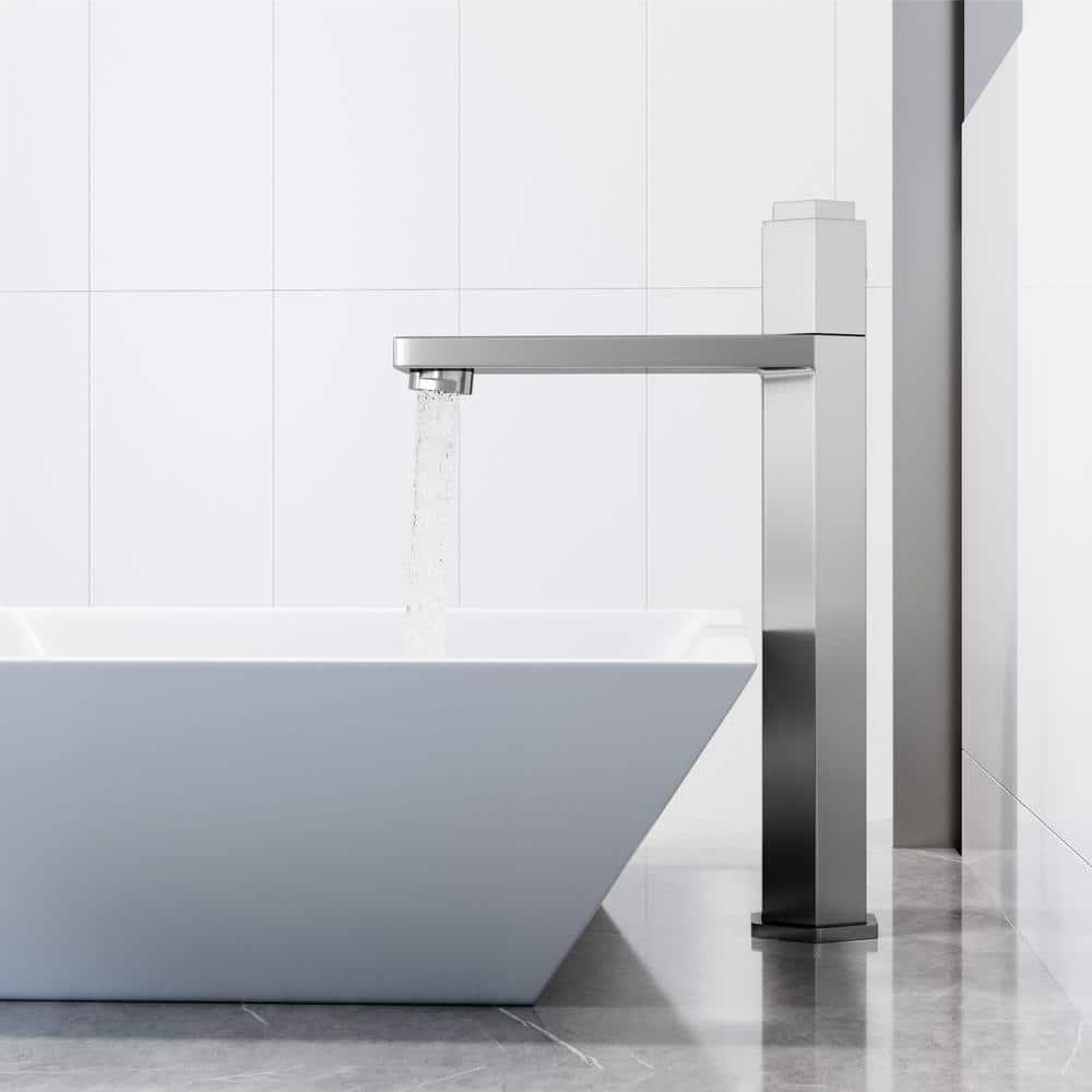 Nova 10" H Single Handle Vessel Sink Bathroom Faucet