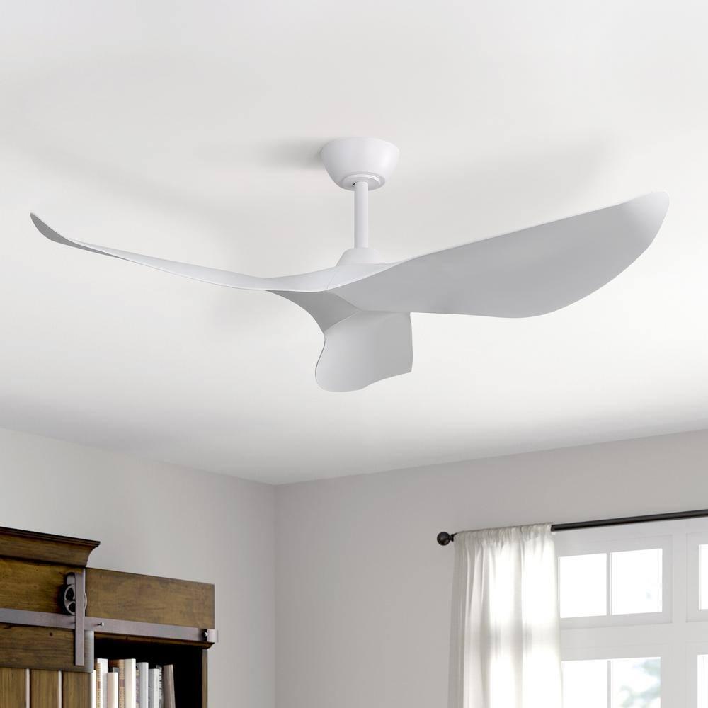 Sofucor 52'' Ceiling Fan Ceiling Fans without Lights for for Patios and Bedroom Black