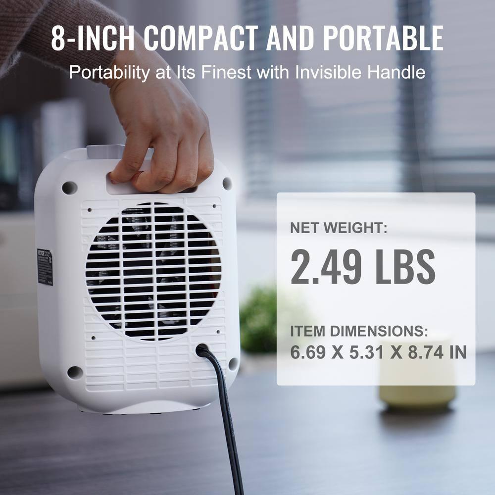 VEVOR VEVOR 1500 Watt 5000 BTU Electric High Efficiency Radiator Space Heater with Adjustable Thermostat