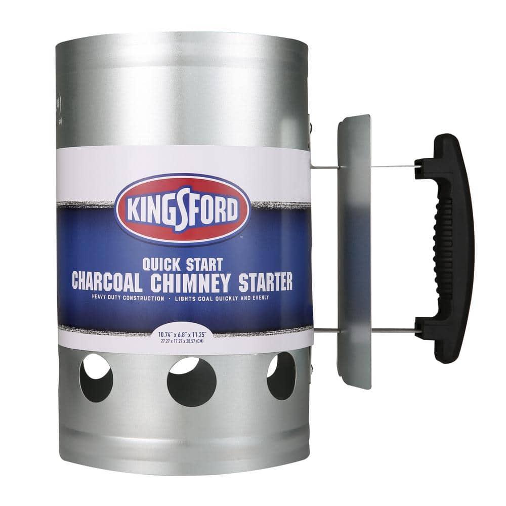 Kingsford Quick Start Zinc-Plated Steel Charcoal Chimney Starter
