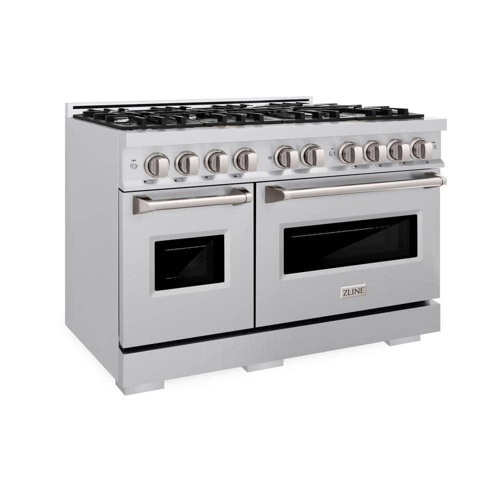 ZLINE ZLINE Autograph Edition 48 in. Classic Dual Fuel Range w/ 8 Burners & Accents CDR48