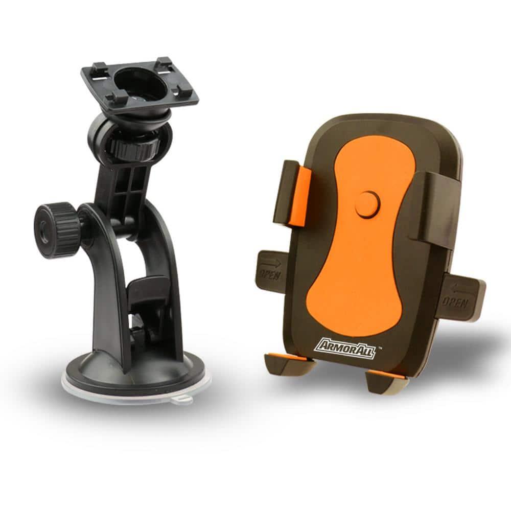 Armor All Universal Smartphone Mount with Dashboard, Windshield and Air Vent Mounting Systems, Great for Phone Calls and GPS