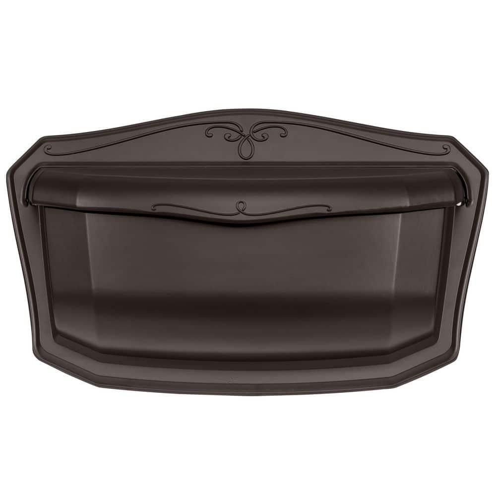 Architectural Mailboxes 2541RZ-10 Villa Wall Mount Mailbox - Rubbed Bronze - Small