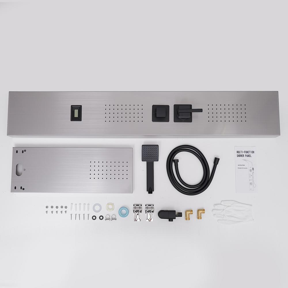 2-Jet Shower Panel System With Hand Shower