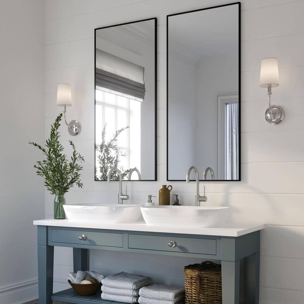 Sylvan Polished Nickel Dimmable Sconce with White Silk Shade