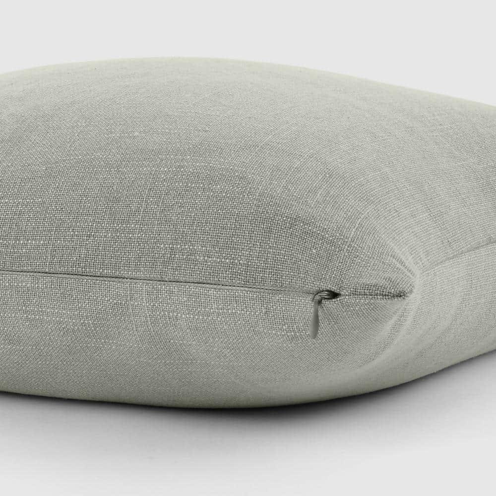 Solid Cotton Throw Pillow