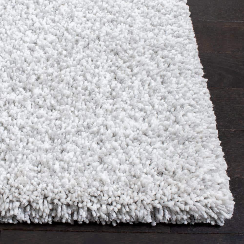 Ultimate Shag SGU211 Hand Tufted Indoor Area Rug - Silver/Ivory - 5'x8' - Safavieh.