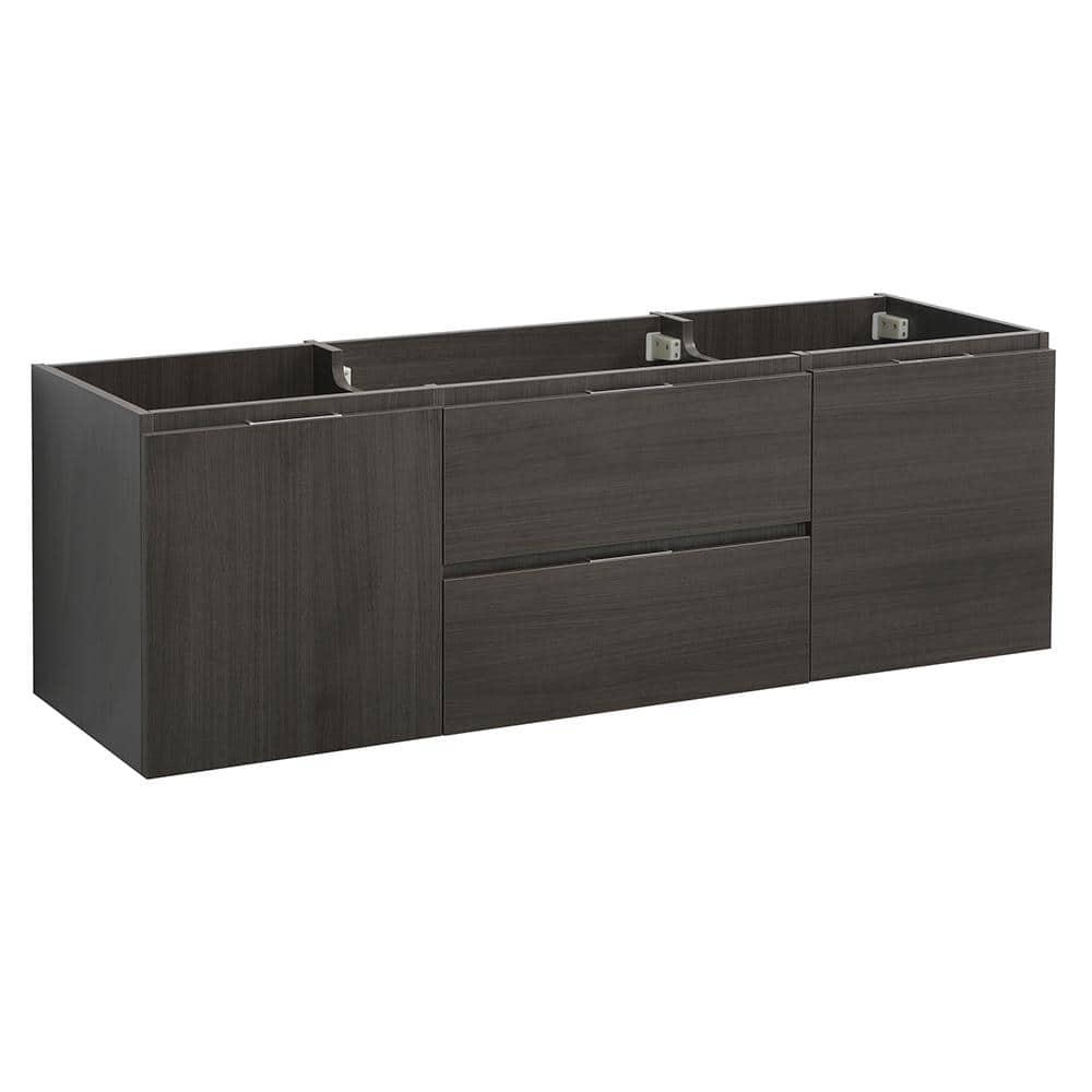Fresca Valencia 60" Wall Mount Single Sink Bathroom Vanity Base Only (Top and Sink Not Included)