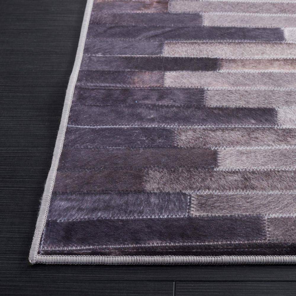 SAFAVIEH Faux Hide Crispin Modern Area Rug, Ivory/Grey, 9' x 12'