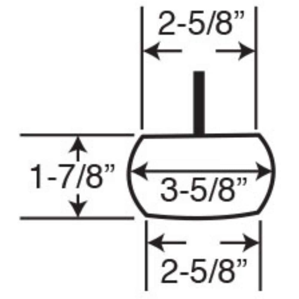 Architectural Products by Outwater L.L.C. Dia Unfinished Solid Hardwood Bun Foot Leg
