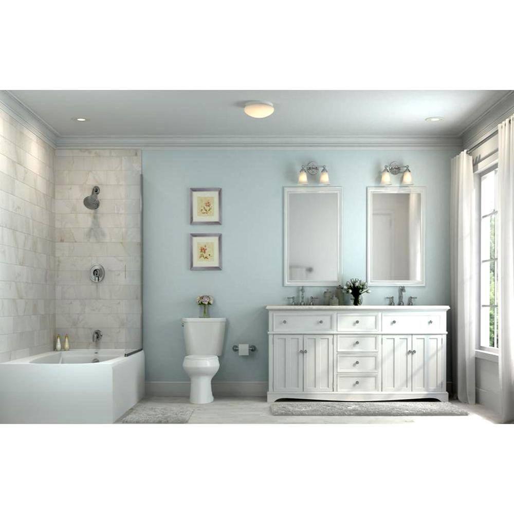 Designers Fountain DF LED Flushmount 1 -Light 14-in White Integrated LED Flush Mount Light