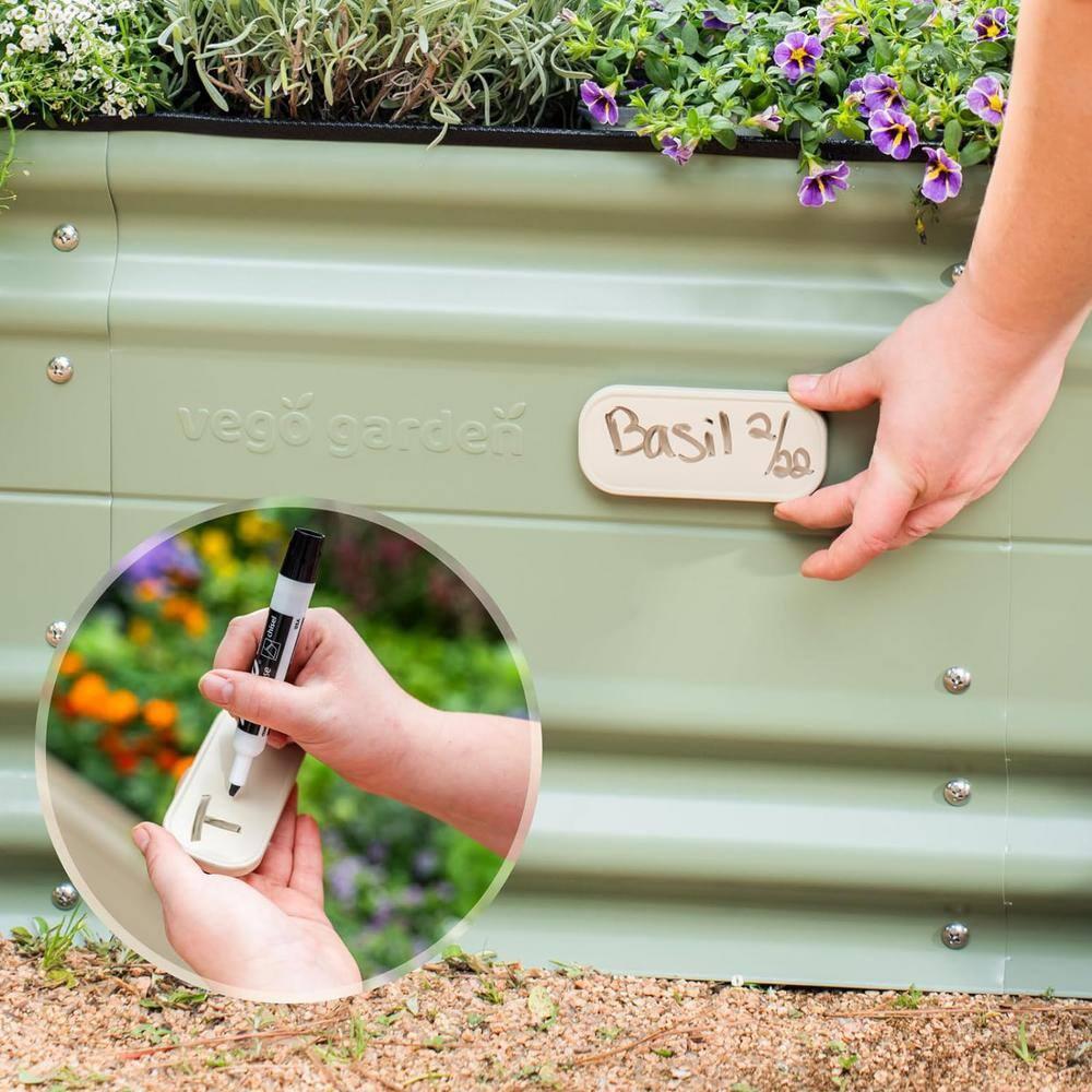 Vego Garden Novel 17" Tall 6 In 1 Modular Metal Outdoor Raised Garden Bed