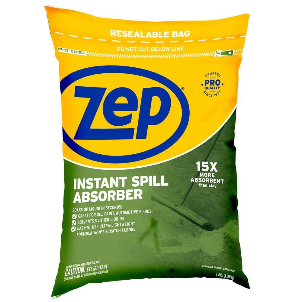 Zep Commercial Instant Spill Multipurpose Absorber 3lb/48 ounce bag, Absorbents,
