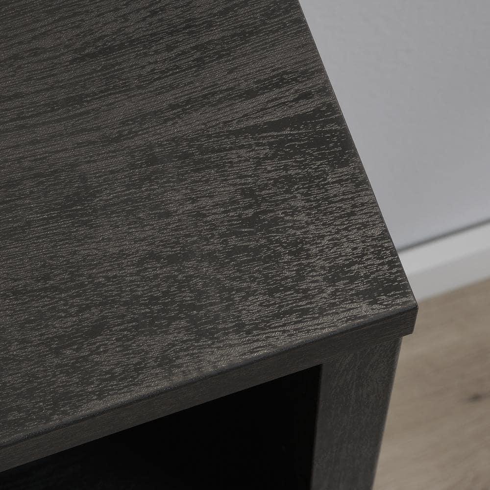 Sauder 3-Shelf Bookcase, Raven Oak Finish