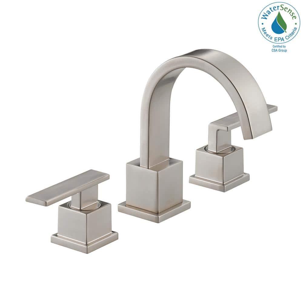 Vero Widespread Bathroom Faucet 3 Hole, 2-handle Bathroom Sink Faucet with Drain Assembly